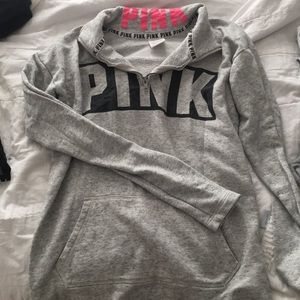 Pink crew neck